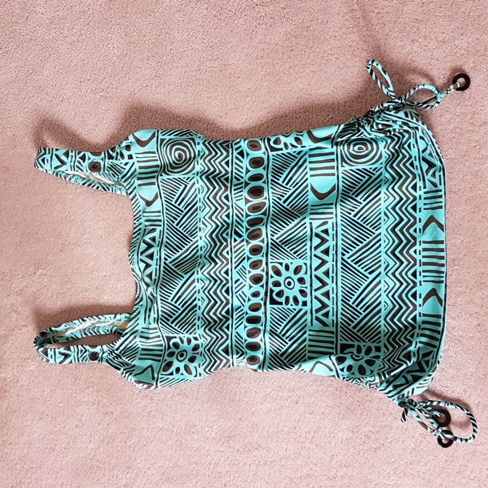 Profile by Gottex Patterned Tankini Swim Top